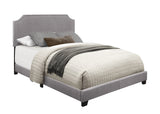 Miranda Gray King Upholstered Bed by Homelegance at Eve Furniture