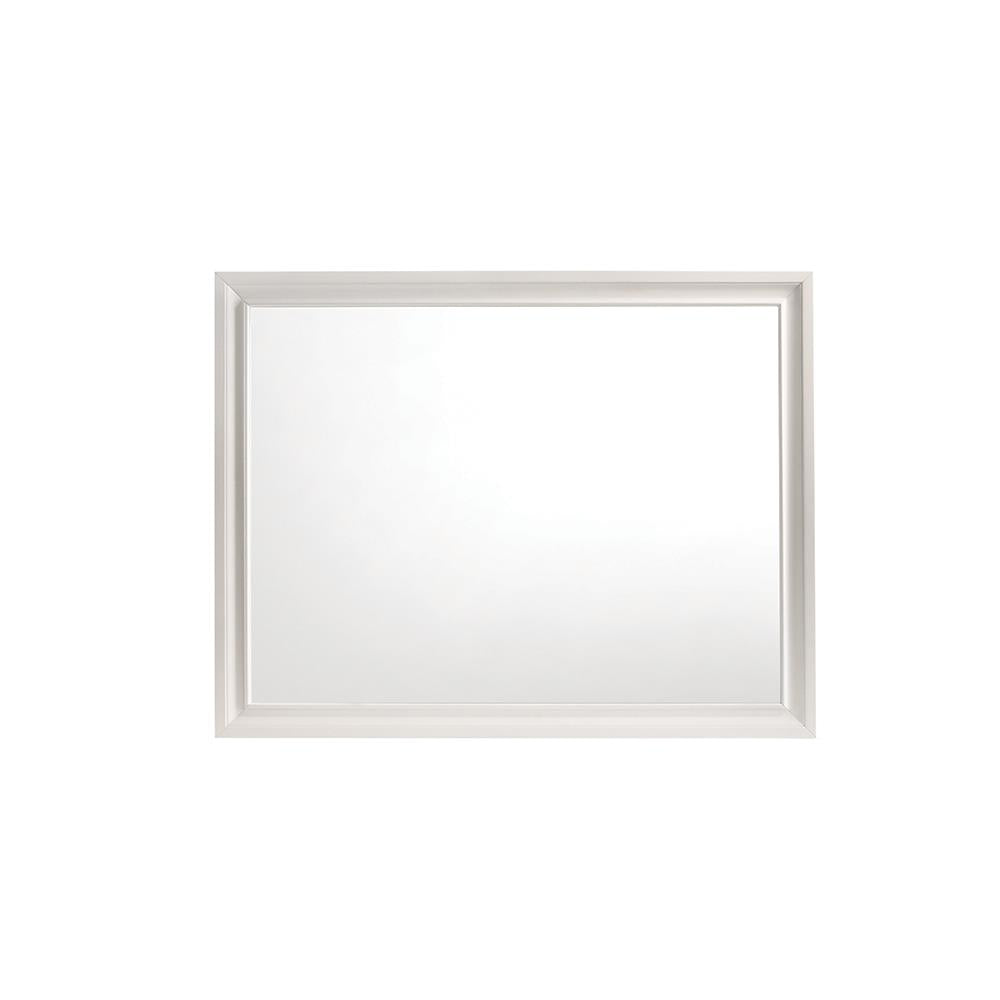 Miranda White Rectangular Mirror