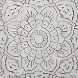 Miranda Set of 2 Stamped Metal Lotus Flower Wall Decor by Mercana at Eve Furniture