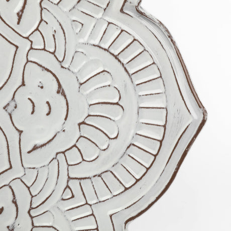 Miranda Set of 2 Stamped Metal Lotus Flower Wall Decor by Mercana at Eve Furniture