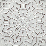 Miranda Set of 2 Stamped Metal Lotus Flower Wall Decor by Mercana at Eve Furniture