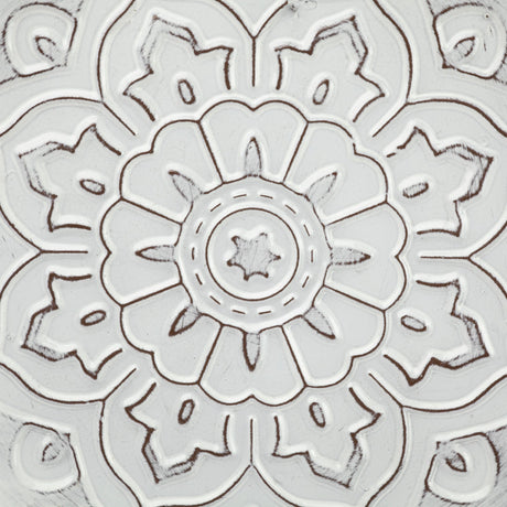Miranda Set of 2 Stamped Metal Lotus Flower Wall Decor by Mercana at Eve Furniture