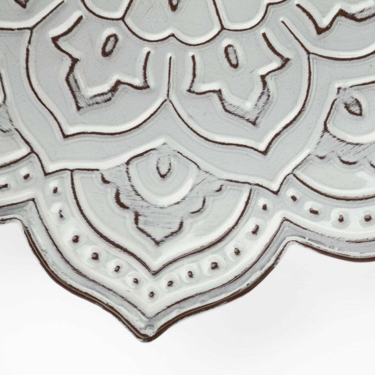 Miranda Set of 2 Stamped Metal Lotus Flower Wall Decor by Mercana at Eve Furniture