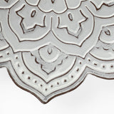 Miranda Set of 2 Stamped Metal Lotus Flower Wall Decor by Mercana at Eve Furniture