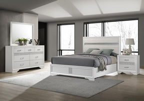 Miranda White 4-Piece Full Bedroom Set by Coaster at Eve Furniture