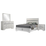 Miranda White 4-Piece Queen Bedroom Set by Coaster at Eve Furniture