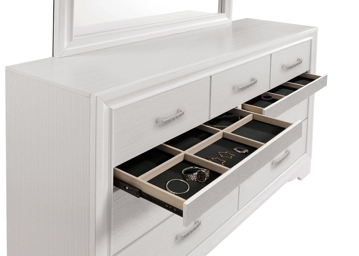Miranda White 4-Piece Twin Bedroom Set by Coaster at Eve Furniture