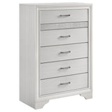 Miranda White 5-Piece Full Bedroom Set by Coaster at Eve Furniture