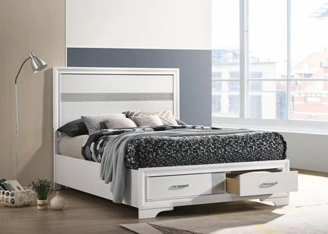 Miranda White Full Storage Bed by Coaster at Eve Furniture