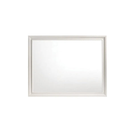 Miranda White Rectangular Mirror by Coaster at Eve Furniture