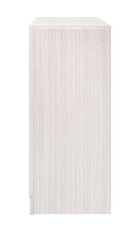 Miranda White/Rhinestone 7-Drawer Dresser by Coaster at Eve Furniture