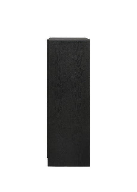 Miranda Black and Rhinestone 5-Drawer Chest by Coaster at Eve Furniture