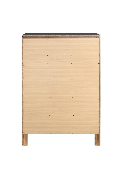 Miranda Black and Rhinestone 5-Drawer Chest by Coaster at Eve Furniture