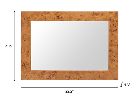 Mirat Brown Mirror by Zuomod at Eve Furniture