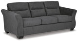 Miravel Gunmetal Queen Sofa Sleeper