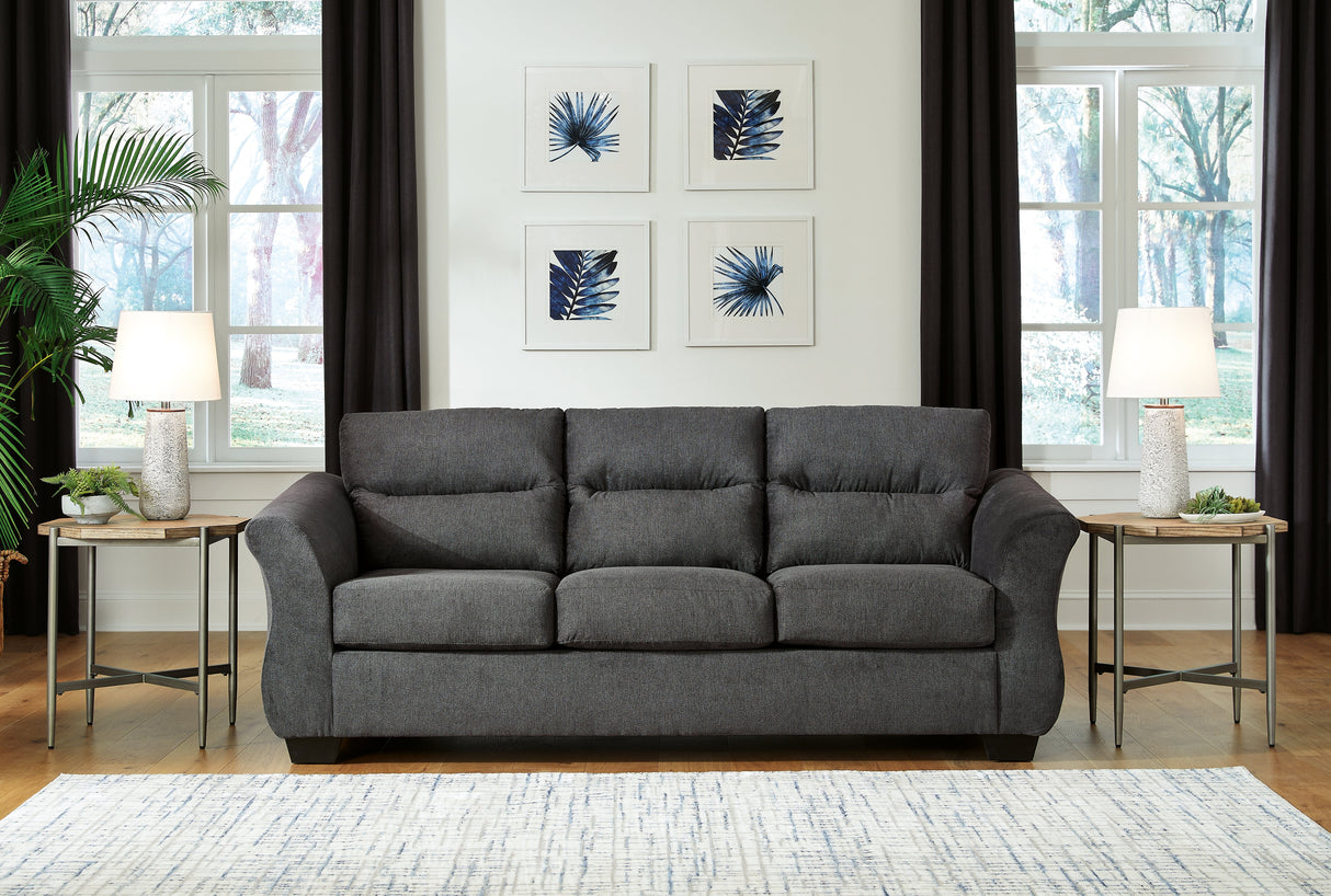 Miravel Gunmetal Queen Sofa Sleeper