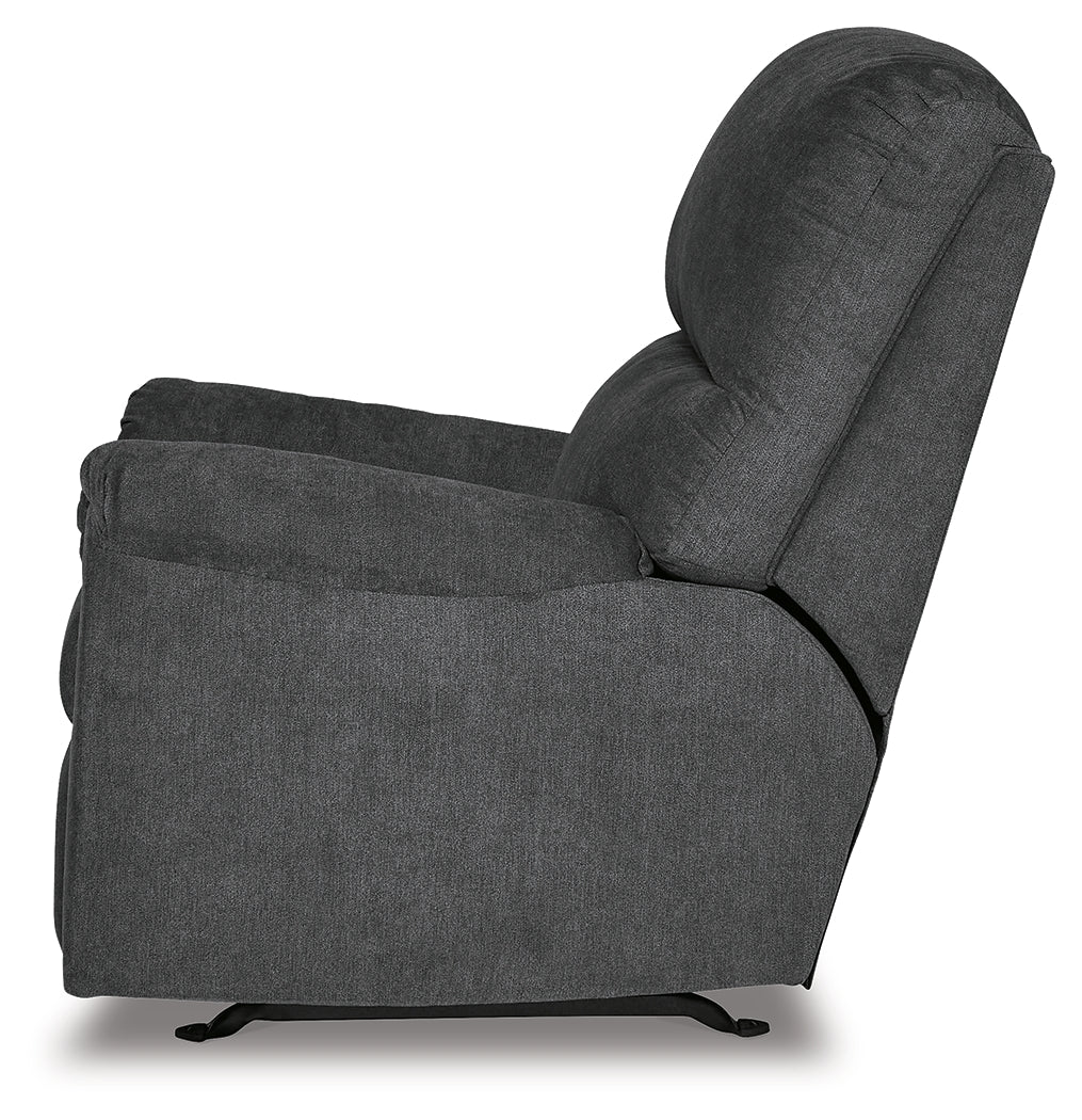 Miravel Gunmetal Recliner