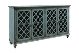 Mirimyn Antique Teal Accent Cabinet by Ashley at Eve Furniture