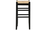Mirimyn Black Bar Height Barstool, Set of 2 by Ashley at Eve Furniture