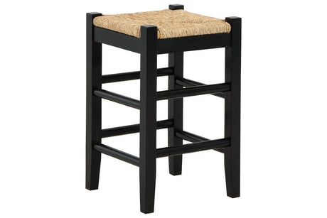 Mirimyn Black Counter Height Barstool, Set of 2 by Ashley at Eve Furniture