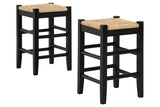 Mirimyn Black Counter Height Barstool, Set of 2 by Ashley at Eve Furniture