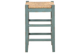 Mirimyn Teal Counter Height Barstool, Set of 2 by Ashley at Eve Furniture
