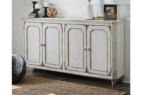 Mirimyn Antique White Accent Cabinet by Ashley at Eve Furniture