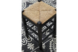 Mirimyn Black Bar Height Barstool, Set of 2 by Ashley at Eve Furniture