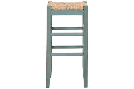 Mirimyn Teal Bar Height Barstool, Set of 2 by Ashley at Eve Furniture