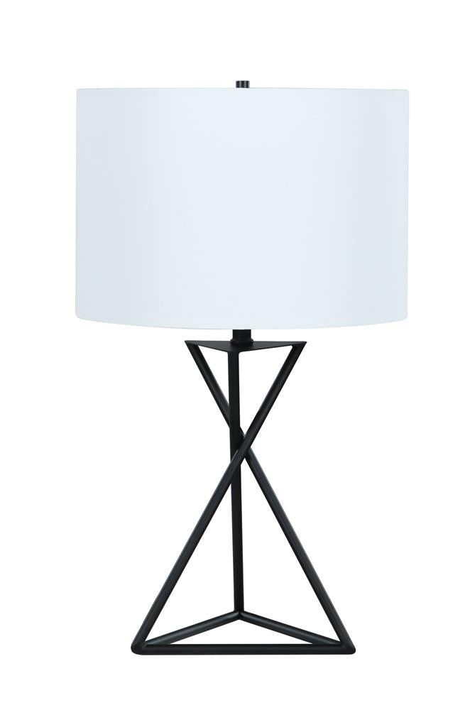 Mirio Drum Table Lamp White/Black