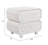 Miro Whitewashed Nightstand by Zuomod at Eve Furniture