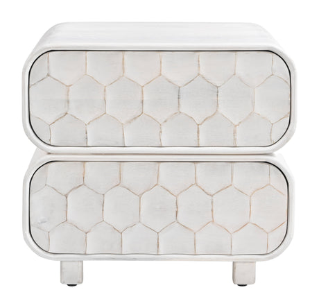 Miro Whitewashed Nightstand by Zuomod at Eve Furniture