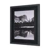Mirror Lake by Carleton E Watkins a Hand Embellished Textured Framed Photo Art Print by Mercana at Eve Furniture
