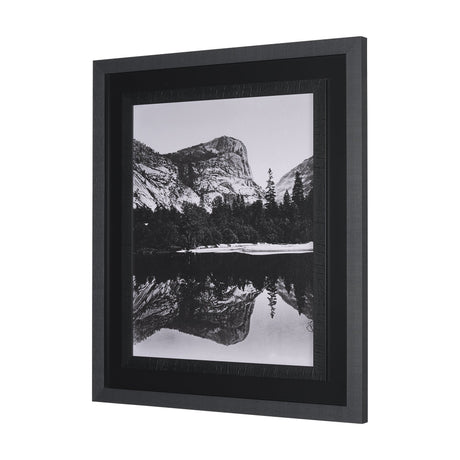 Mirror Lake by Carleton E Watkins a Hand Embellished Textured Framed Photo Art Print by Mercana at Eve Furniture