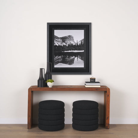 Mirror Lake by Carleton E Watkins a Hand Embellished Textured Framed Photo Art Print by Mercana at Eve Furniture