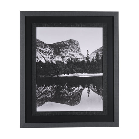 Mirror Lake by Carleton E Watkins a Hand Embellished Textured Framed Photo Art Print by Mercana at Eve Furniture