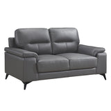 Mischa Dark Gray 2-Piece Living Room Set by Homelegance at Eve Furniture