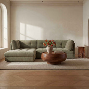 Mischa Sage Green Left Sectional by Moe's Home at Eve Furniture