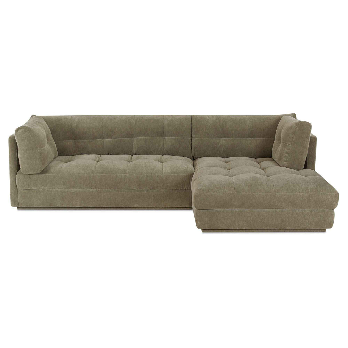 Mischa Sage Green Right Sectional by Moe's Home at Eve Furniture