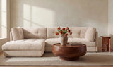 Mischa Sectional Light Beige by Moe's Home at Eve Furniture