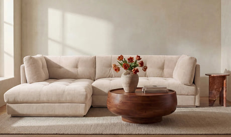 Mischa Sectional Light Beige by Moe's Home at Eve Furniture
