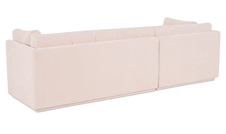 Mischa Sectional Light Beige by Moe's Home at Eve Furniture
