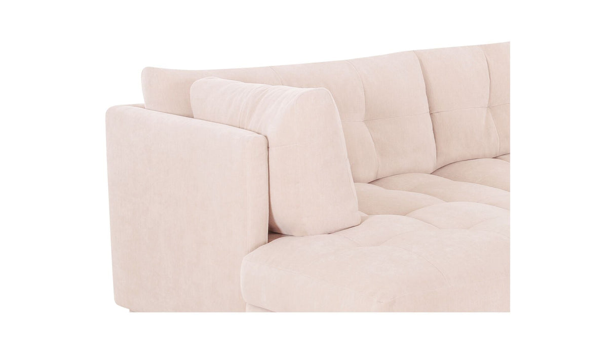 Mischa Sectional Light Beige by Moe's Home at Eve Furniture