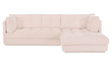 Mischa Sectional Light Beige by Moe's Home at Eve Furniture