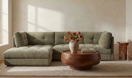 Mischa Sectional Sage Green by Moe's Home at Eve Furniture