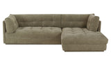 Mischa Sectional Sage Green by Moe's Home at Eve Furniture
