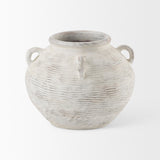 Misha 19.7L x 19.7W x 16.1H Ceramic Floor Vase by Mercana at Eve Furniture