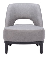 Mistley Gray Accent Chair by Zuomod at Eve Furniture
