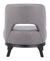 Mistley Gray Accent Chair by Zuomod at Eve Furniture