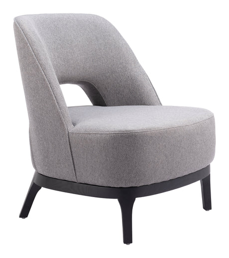 Mistley Gray Accent Chair by Zuomod at Eve Furniture